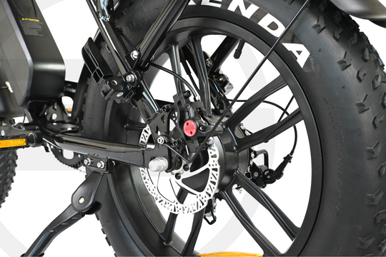 OUXI V8/C80 6.0 2025 - FATBIKE - ZWART