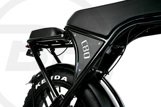OUXI V8/C80 6.0 2025 - FATBIKE - ZWART